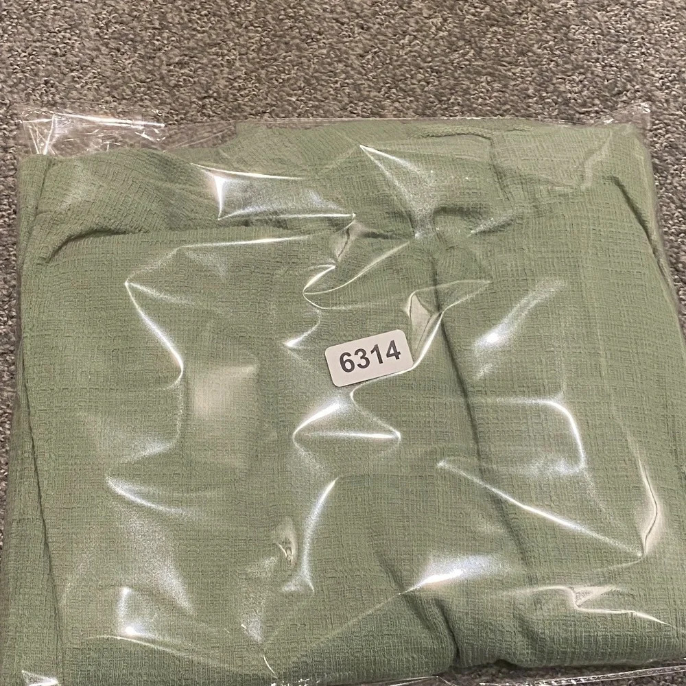 New! Madewell V-neck Wrap Dress, light green nwt 16314 - Picture 11 of 11